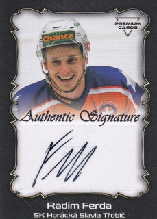 20-21 Premium Cards - Radim FERDA č. AS030