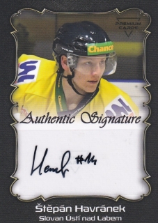 20-21 Premium Cards - Štěpán HAVRÁNEK č. AS044