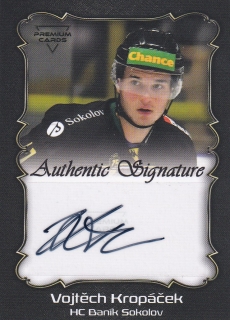 20-21 Premium Cards - Vojtěch KROPÁČEK č. AS051