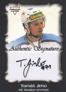 20-21 Premium Cards - Tomáš JIRKŮ č. AS058