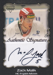 20-21 Premium Cards - Zack MALÍK č. AS059