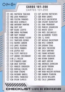 20-21 OPC - Checklist 101-200 č. 200 Blue