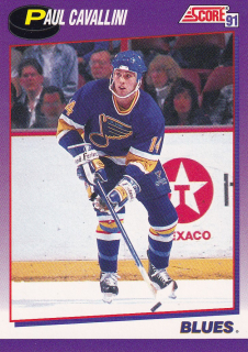 91-92 Score American - Paul CAVALLINI č. 107