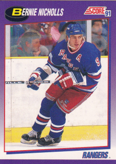 91-92 Score American - Bernie NICHOLLS č. 240