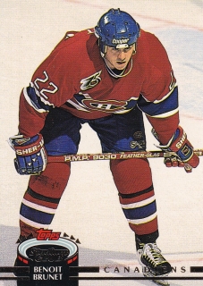 92-93 Stadium Club - Benoit BRUNET č. 134