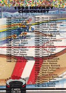 92-93 Stadium Club - Checklist 1-125 č. 239