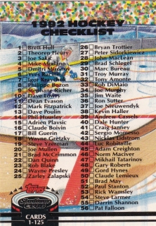 92-93 Stadium Club - Checklist 126-250 č. 240