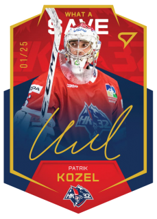20-21 Tipos Extraliga - Patrik KOZEL č. WS-18 GOLD 19/25