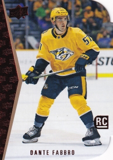 19-20 Upper Deck - Dante FABBRO č. 6 RED