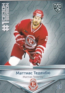 2021 KHL Collection - Mattias TEDENBY č. FST-058