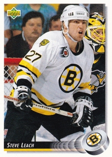 1992-93 Upper Deck - Steve LEACH č. 61