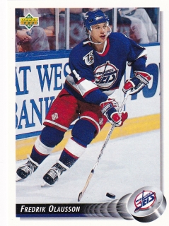 1992-93 Upper Deck - Fredrik OLAUSSON č. 136