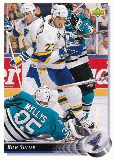 1992-93 Upper Deck - Rich SUTTER č. 143