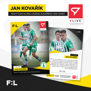 21-22 SportZoo LIVE - Jan KOVAŘÍK L-018 x/107