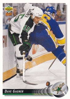 1992-93 Upper Deck - Dave GAGNER č. 174