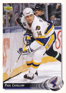 1992-93 Upper Deck - Paul CAVALLINI č. 212