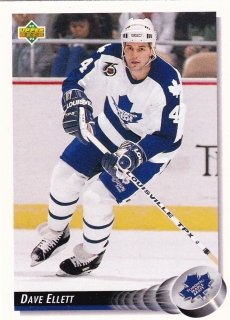 1992-93 Upper Deck - Dave ELLETT č. 214