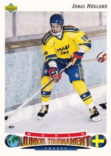 1992-93 Upper Deck - Jonas HOGLUND č. 222