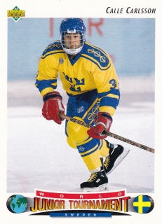1992-93 Upper Deck - Calle CARLSSON č. 228