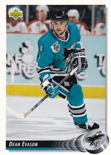 1992-93 Upper Deck - Dean EVASON č. 281