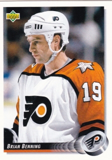 1992-93 Upper Deck - Brian BENNING č. 301