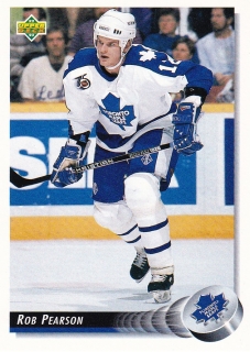 1992-93 Upper Deck - Rob PEARSON č. 318