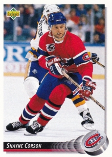 1992-93 Upper Deck - Shayne CORSON č. 330