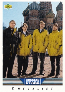 1992-93 Upper Deck - Russian Stars Checklist č. 333
