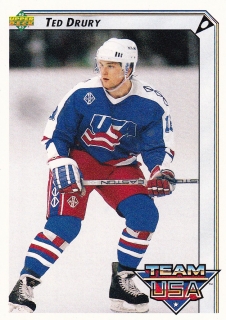 1992-93 Upper Deck - Ted DRURY č. 396