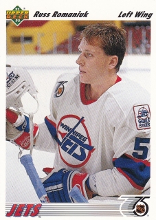 91-92 Upper Deck - Russ ROMANIUK č. 46