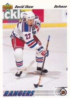 91-92 Upper Deck - David SHAW č. 409