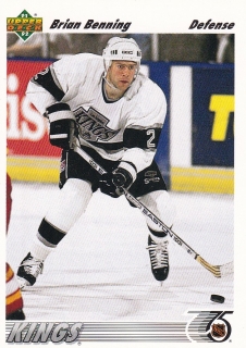 91-92 Upper Deck - Brian BENNING č. 415