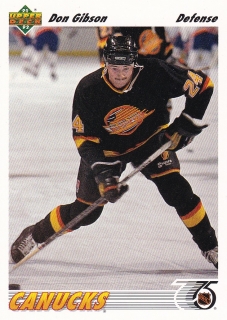 1991-92 Upper Deck - Don GIBSON č. 495