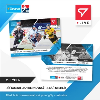 21-22 Tipsport Extraliga - Jiří KULICH, Jan BERNOVSKÝ, Lukáš STEHLÍK L-007 x/88
