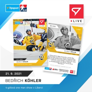 21-22 Tipsport Extraliga - Bedřich KÖHLER L-013 x/85