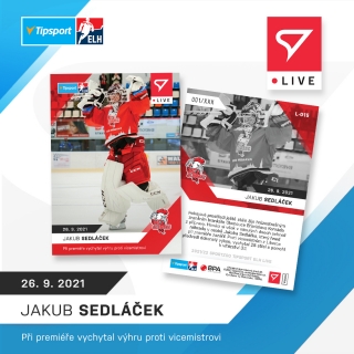 21-22 Tipsport Extraliga - Jakub SEDLÁČEK L-015 x/98