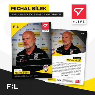 21-22 SportZoo LIVE - Michal BÍLEK č. L-041 x/85