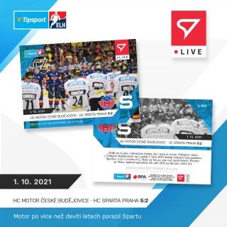 21-22 Tipsport Extraliga - MOTOR ČB-SPARTA L-017 x/76