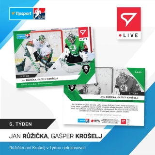 21-22 Tipsport Extraliga - Jan RŮŽIČKA, Gašper KROŠELJ L-023 x/62