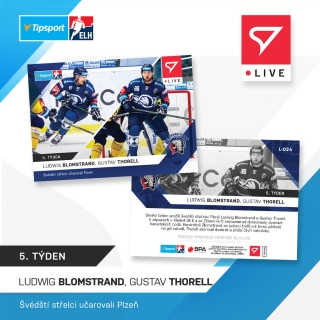 21-22 Tipsport Extraliga - Ludwig BLOMSTRAND, Gustav THORELL L-024 x/69