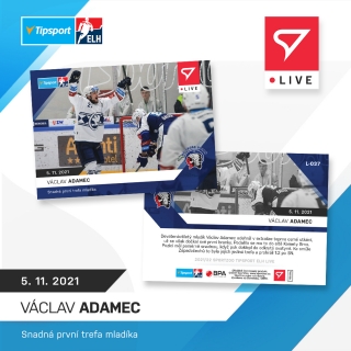 21-22 Tipsport Extraliga - Václav ADAMEC č. L-037 x/66