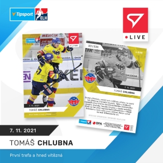 21-22 Tipsport Extraliga - Tomáš CHLUBNA č. L-038 x/59