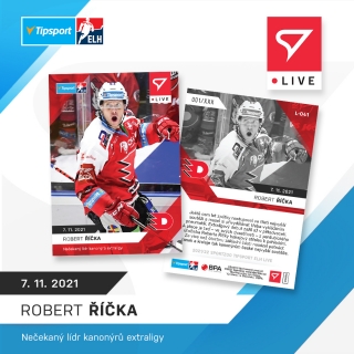 21-22 Tipsport Extraliga - Robert ŘÍČKA č. L-041 x/77