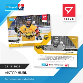 21-22 Tipsport Extraliga - Viktor HÜBL č. L-044 x/74