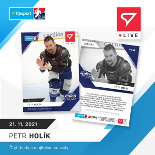 21-22 Tipsport Extraliga - Petr HOLÍK č. L-046 x/84