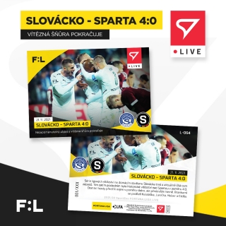 21-22 SportZoo LIVE - SLOVÁCKO-SPARTA 4:0 č. L-064 x/86