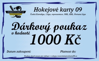 Dárkový poukaz v hodnotě 1000,-Kč