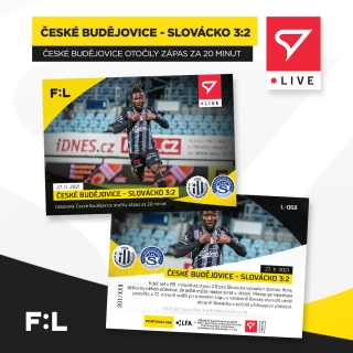 21-22 SportZoo LIVE - ČESKÉ BUDĚJOVICE-SLOVÁCKO 3:2 č. L-068 x/76