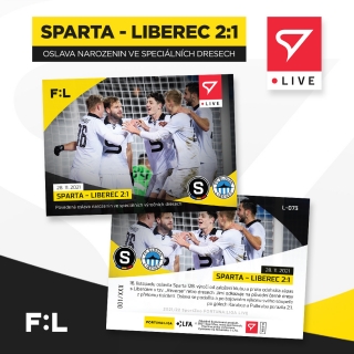 21-22 SportZoo LIVE - SPARTA-LIBEREC 2:1 č. L-073 x/94