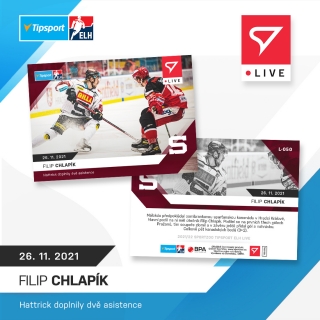 21-22 Tipsport Extraliga - Filip CHLAPÍK č. L-050 x/98